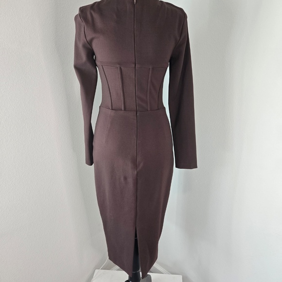 Brown Night Out Dress - Picture 3 of 5